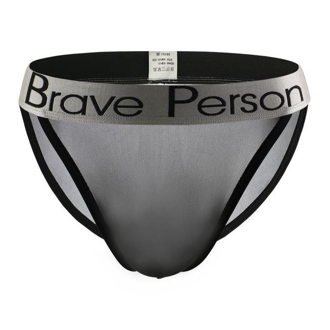 Brave Person Tanga Transparan Sports Underwear 6 warna CD olah raga