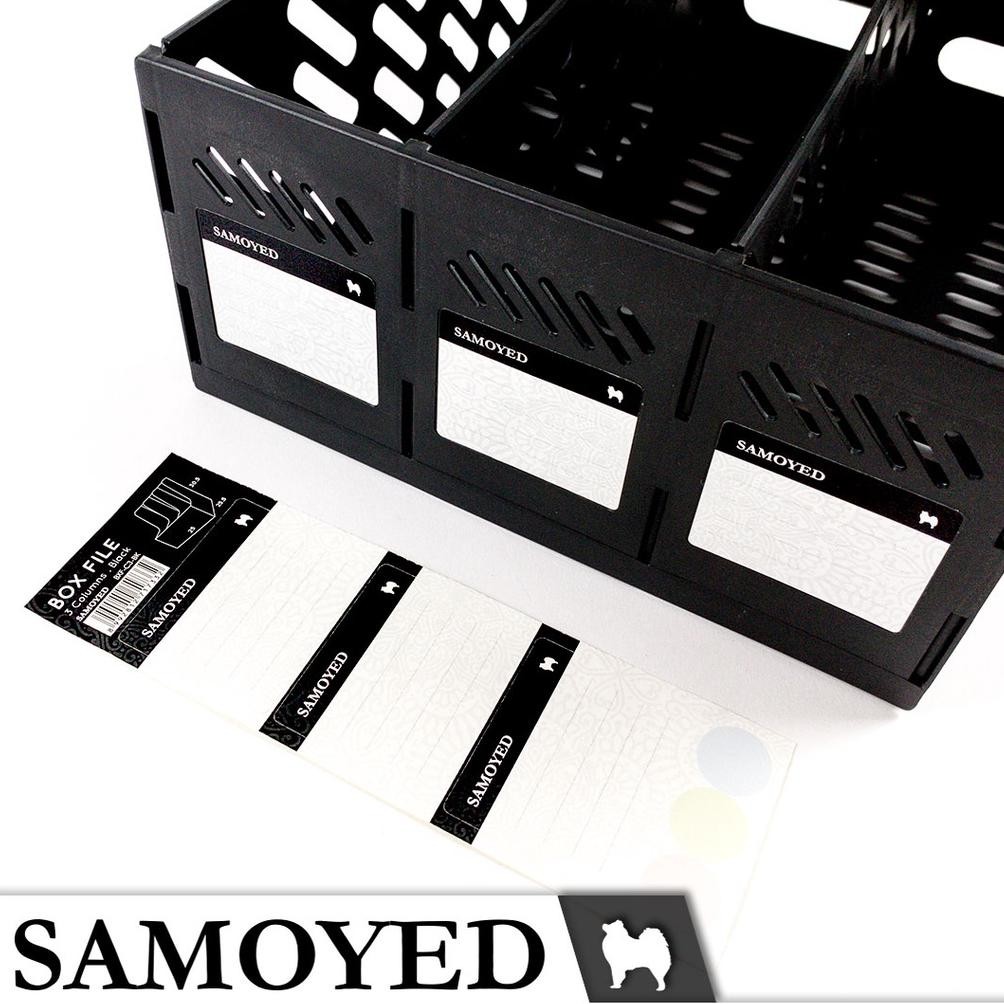 

SAMOYED BXF-C3 Tempat / Kotak / Keranjang / Rak Plastik Dokumen / Majalah / Magazine / Box File 3 Columns / Kolom / Kotak / Sekat / Susun