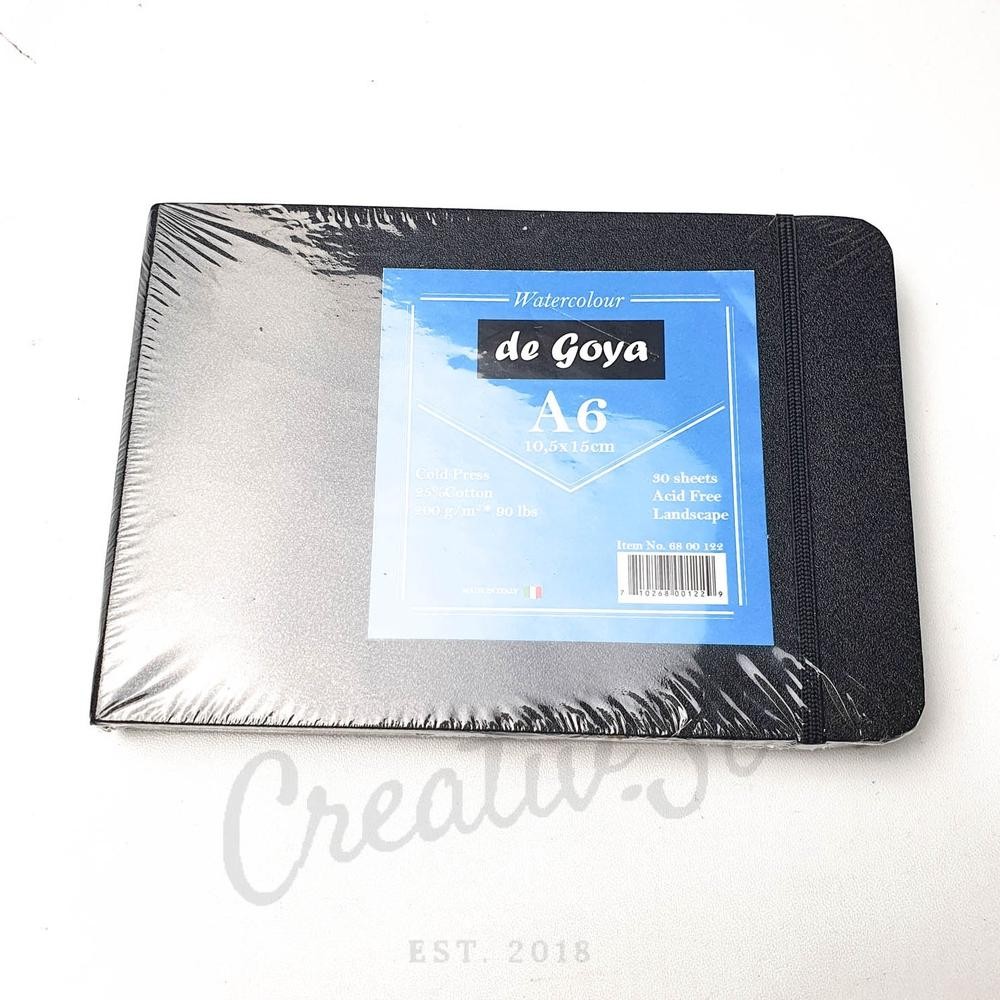 

De Goya Watercolor Book Stitched A5 A6 30 Sheets 200 Gsm Buku Cat Air