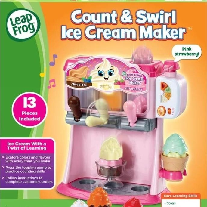 Leapfrog Count & Swirl Ice Cream Maker Pink Original