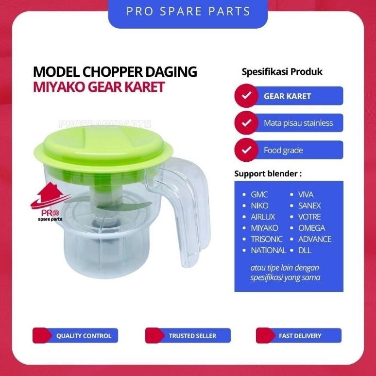 Model Chopper Daging Blender Miyako - Gelas Penggiling Daging Miyako - Blender Daging Miyako - Gilin