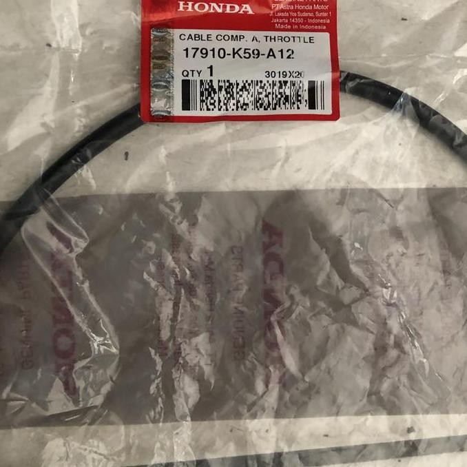 Kabel gas vario 125 LED/ 150 LED K59 bagian A original AHM
