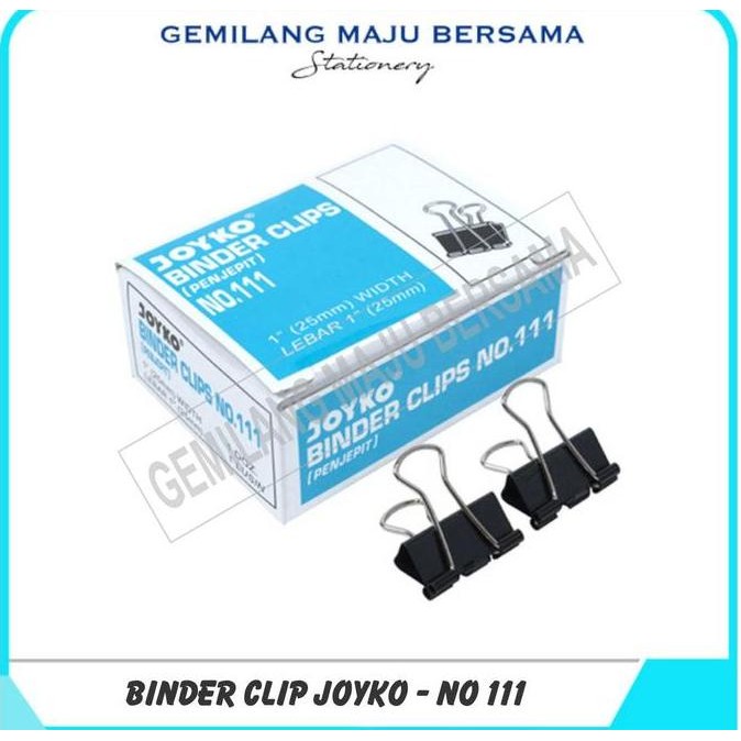 

HARGA DISKON Binder Clip Joyko 111 (Harga Per Lusin = 12 Pcs)