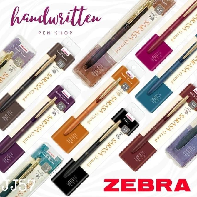 

ZEBRA Sarasa Grand Vintage Metal Gel Ballpoint Pen/ Pulpen Grand Sarasa