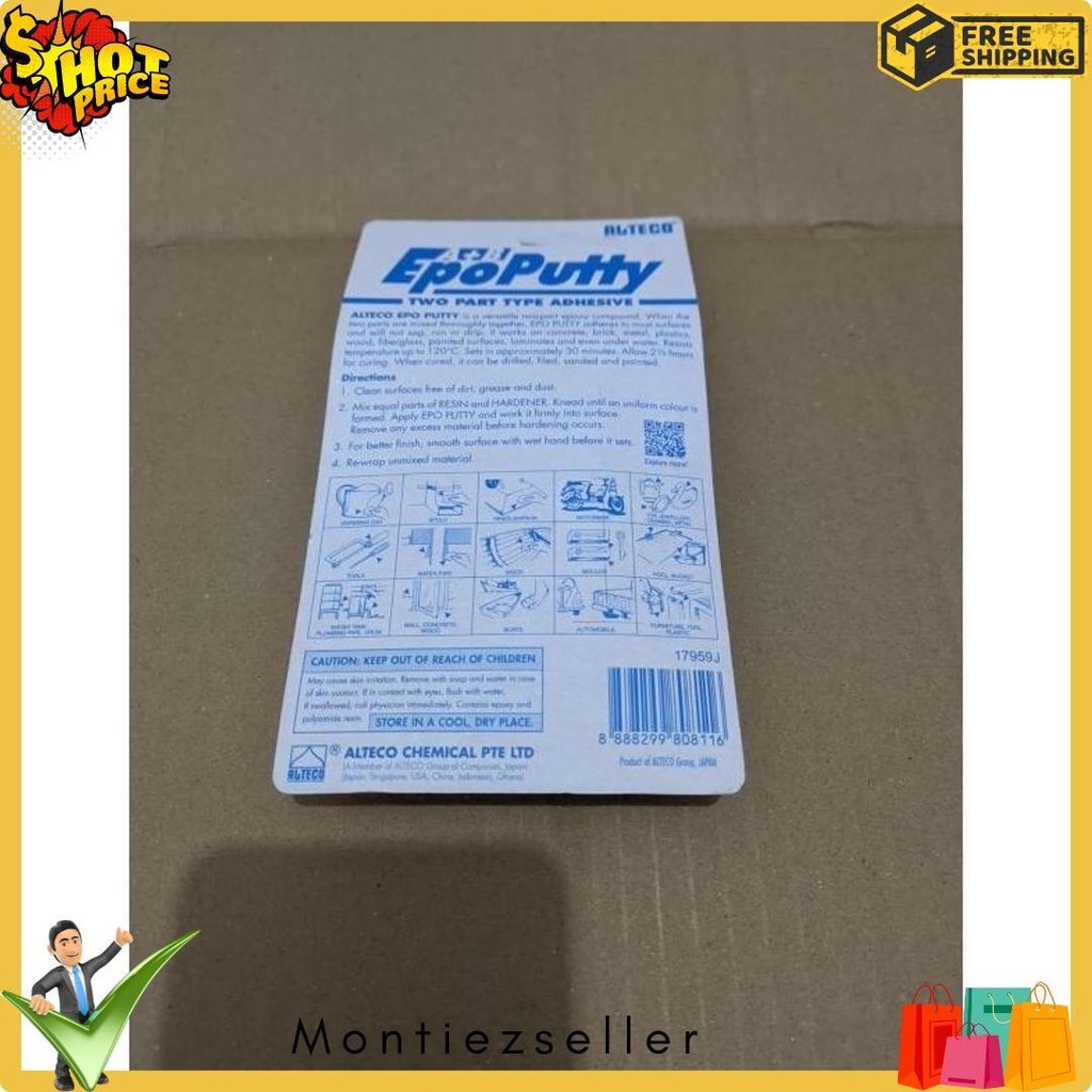 

Lem Epoputty Porting Epo Putty 100Gr 100G 100Gram Alteco Terlengkap Dan Termurah