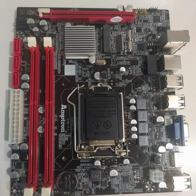 Sale Motherboard Mb Mobo 100% Full Solid Kapasitor Tahan Panas Magix H61