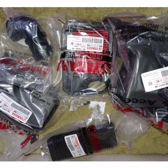 BOX FILTER MIO SOUL LAMA KARBU DAN SELANG HAWA SATU SET ORI YAMAHA