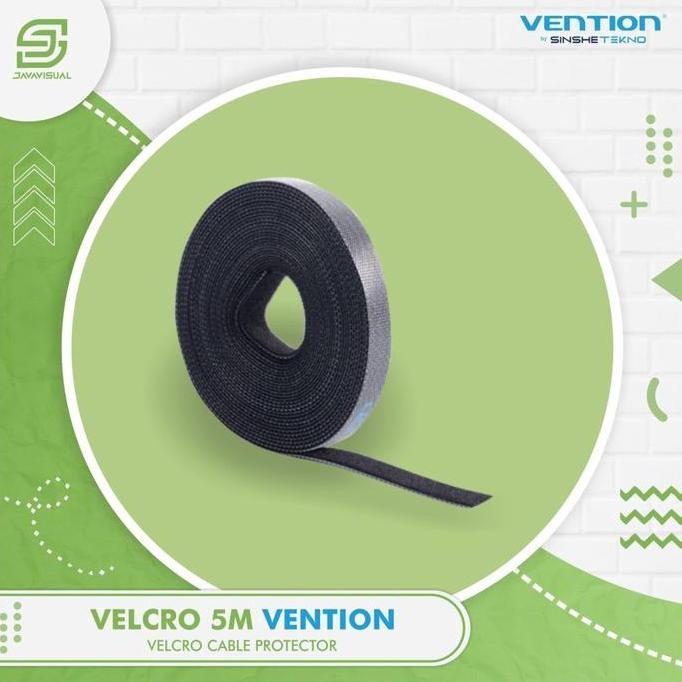 

HRG DISKON Vention KAABJ Velcro 5M perapih pengikat kabel manajemen perekat
