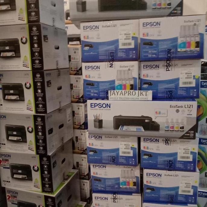 Epson L121 Pengganti L120 Resmi Tinta Asli New Stok