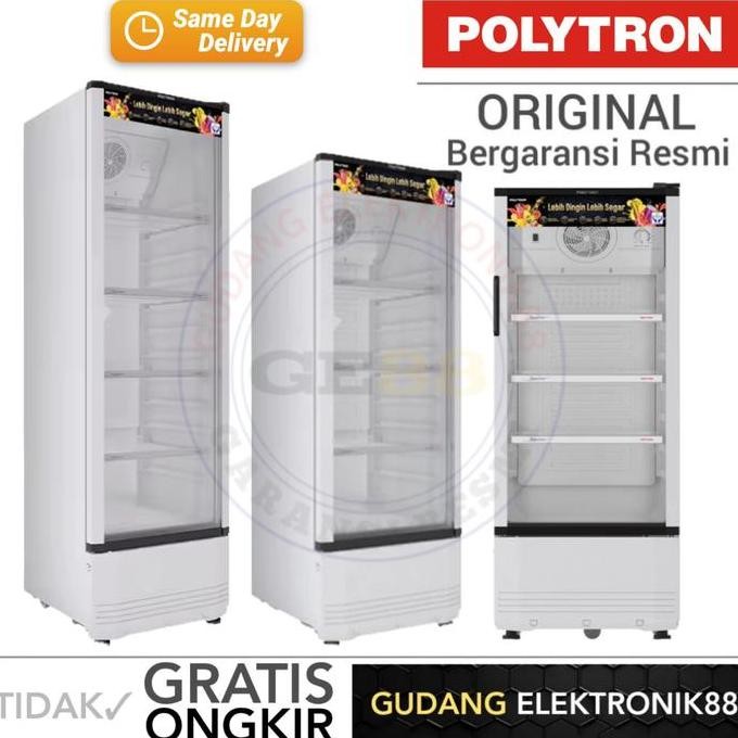 Grosir Showcase Polytron Scn 230 Chiller 280Liter Sokes Polytron