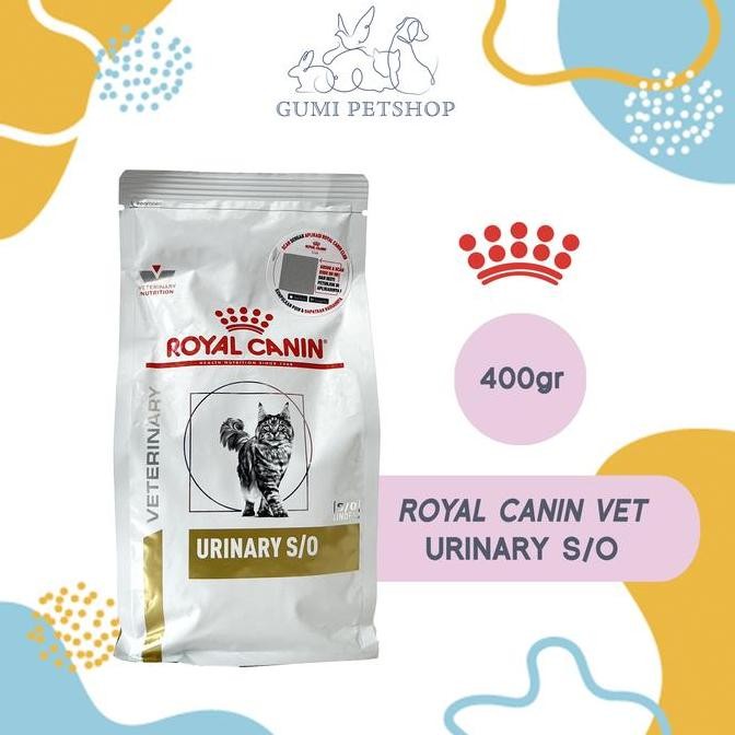 NEW ROYAL CANIN Urinary SO Cat Food 400gr / Makanan Kucing Urinary CatFood