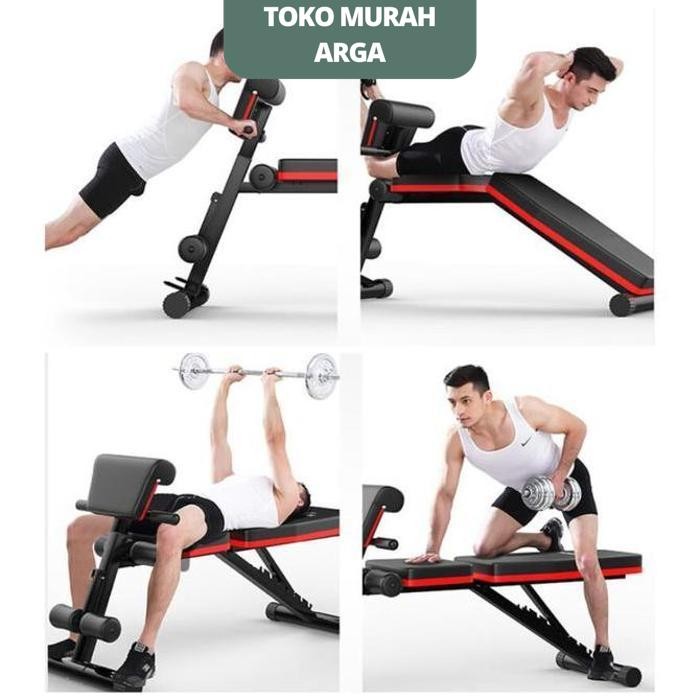 KURSI GYM PRESS SIT UP BENCH DUMBELL STOOL SPEEDS  KURSI GYM FITNESS ADJUSTABLE PRESS SIT UP BENCH D