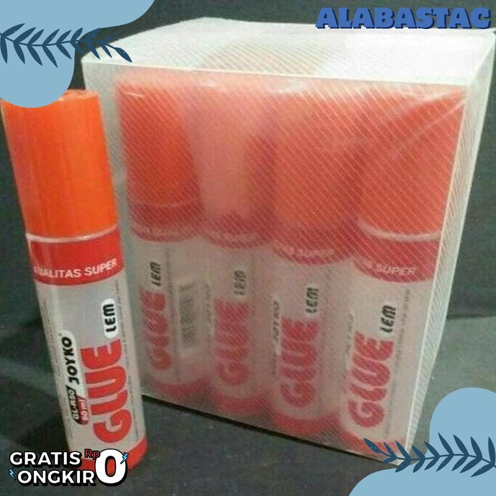 

[ Pack ] Lem Kertas Glue Stick Cair 50 Ml - Joyko Gl-R50 Murah! Terlengkap Dan Termurah