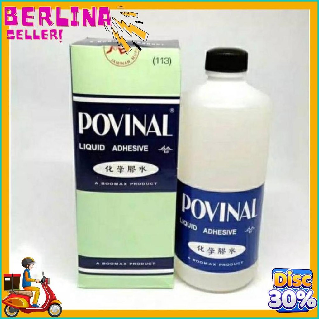 

Lem Glue Cair Povinal 113 Besar 500Ml 500 Ml Terlaris! Produk Ini Banyak Dicari