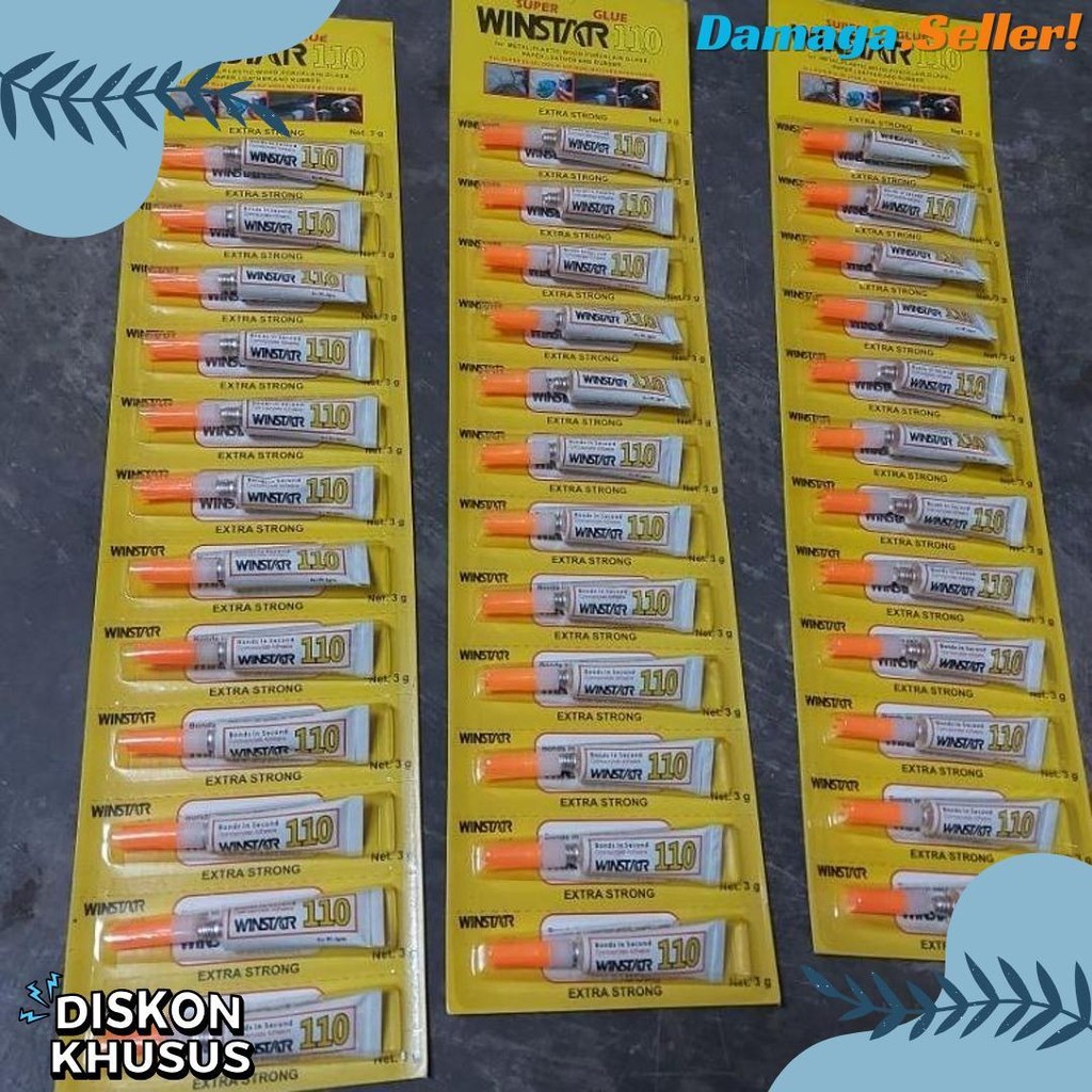 

(12 Pcs) Lem Alteco Winstar Super Glue 110 | 1 Pak 1 Lusin Diskon Setengah Harga