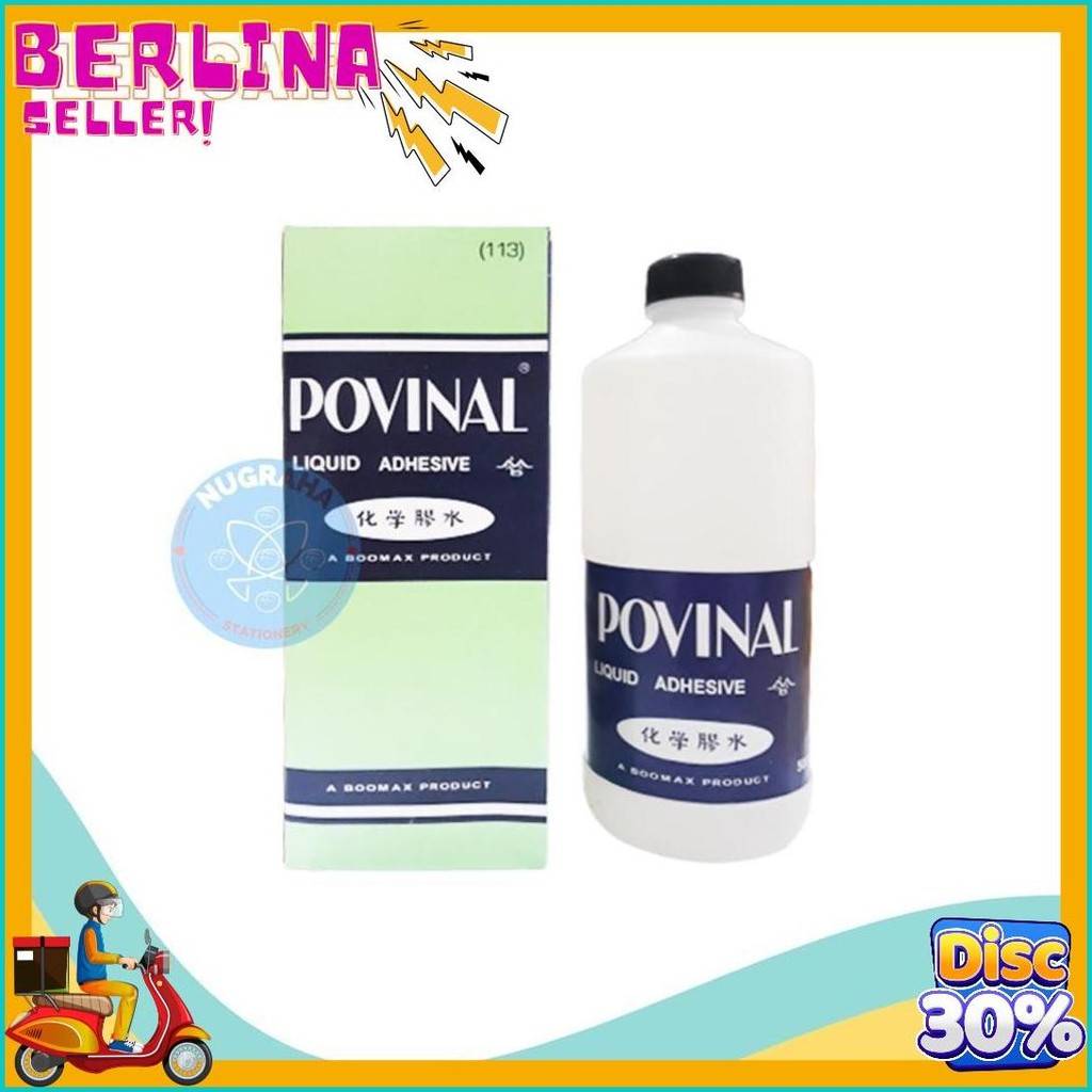 

Lem Cair Povinal 113 (1 Pcs) Terlaris! Produk Ini Banyak Dicari