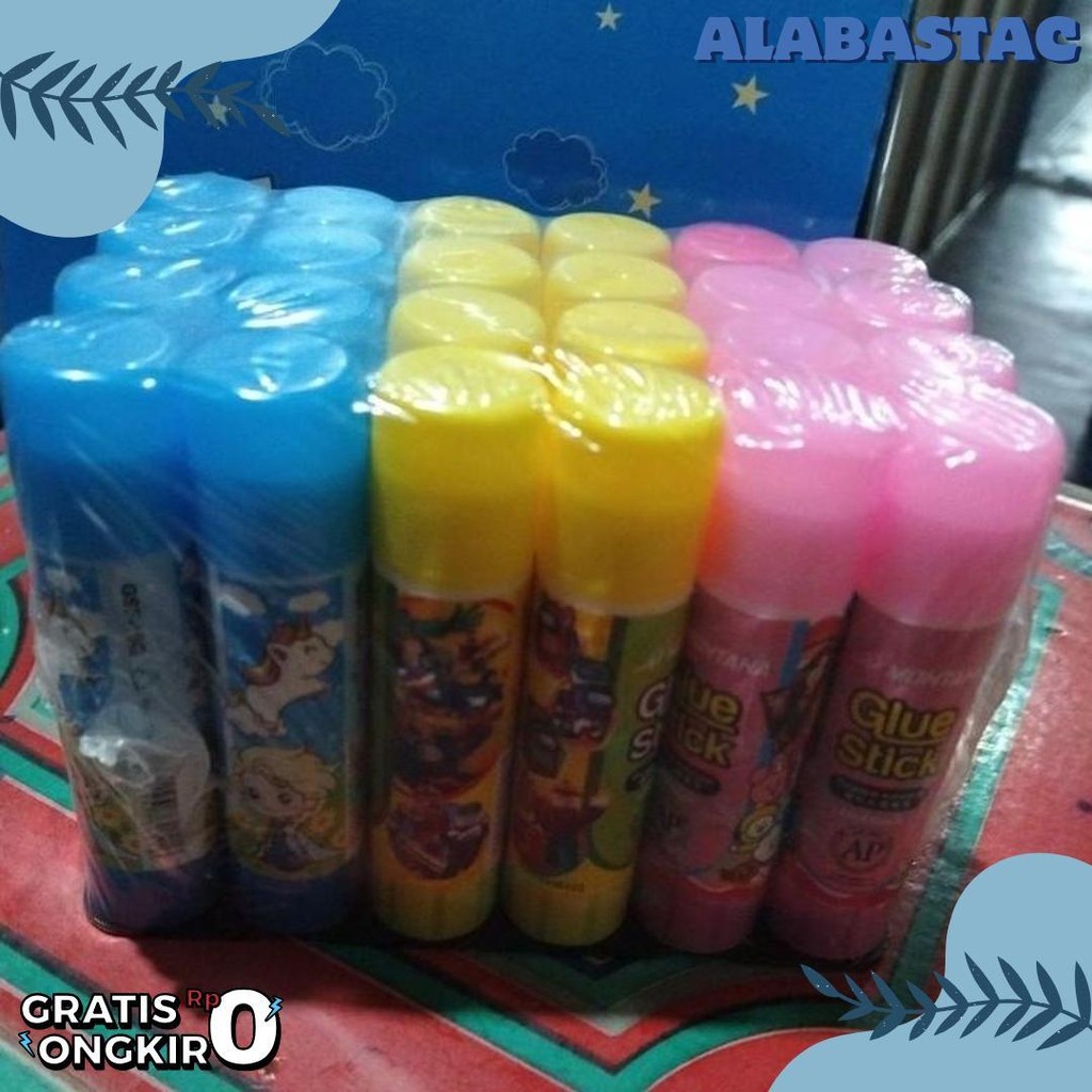 

Grosir 1Pack(24Pcs) Pcs Lem Stick Lucu Lem Stick Murah Lem Stick Fancy Diskon Setengah Harga