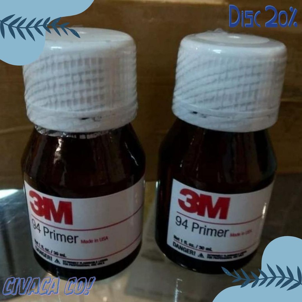 

Lem 94 Primer 3M 30 Ml Lem Penambah Perekat Double Tape Dan Stiker Diskon