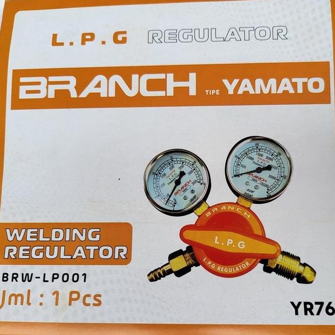 Tersedia Regulator Las LPG Gas Tabung Besar Branch Regulator Propane Blender
