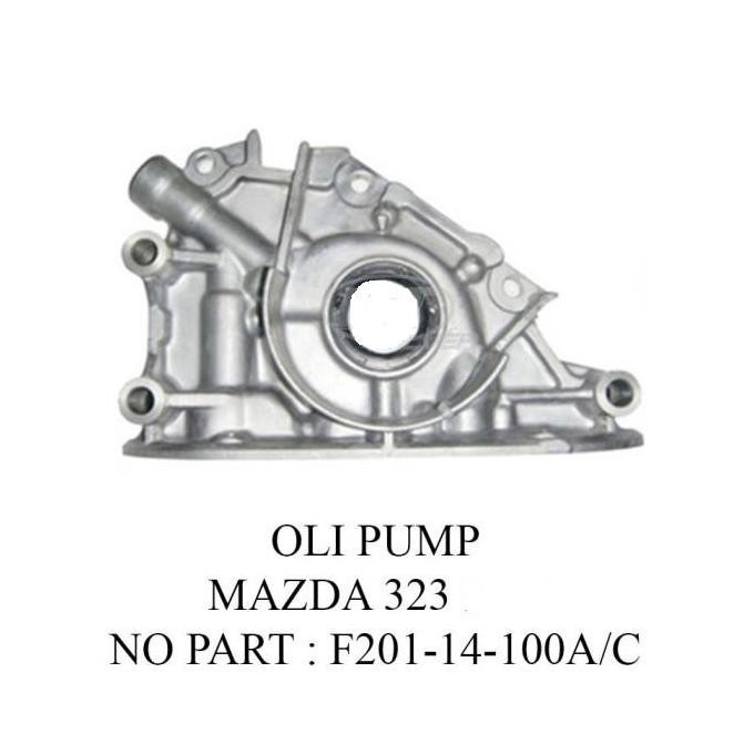 oil pump pompa oli mazda 323 ford laser ysk F201-14-100A