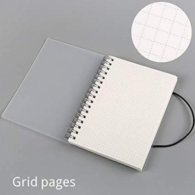 

READY Buku Catatan Kerja Bisnis Agenda Notes Binder Jurnal Harian Grid Pages NEW