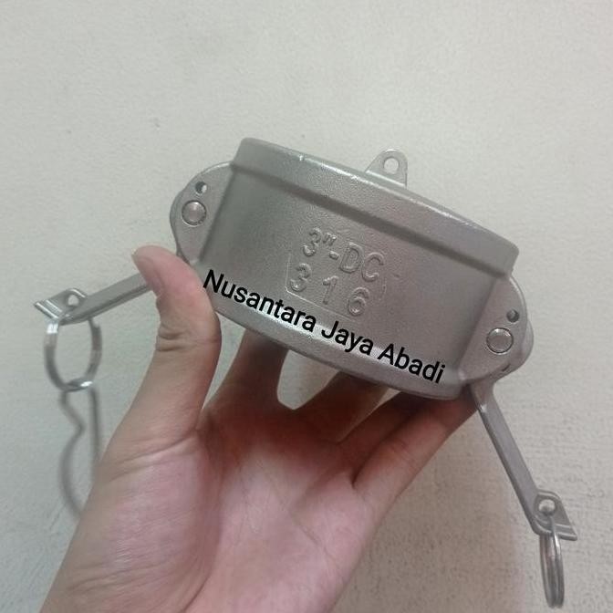 Murah Camlock Stainless 316 Dc 3 " Inchi Camlock Tutup Dc 300