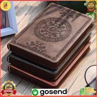 

READY Buku Catatan Kerja Kuliah Jurnal Notebook Cover Vintage Pattern A6 NEW
