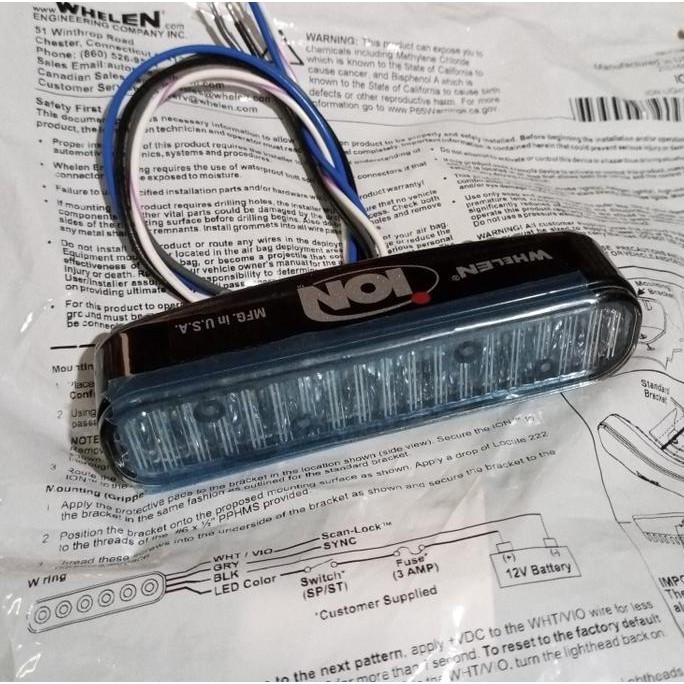 Whelen ION Blue