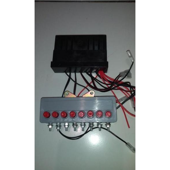 Modul Klakson Telolet 8 Tombol utk 6 Corong / Klakson (12v dan 24v)