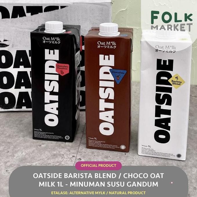 

Oatside Oat Milk 1L Barista Edition / Chocolate - Minuman Susu Gandum Best Seller