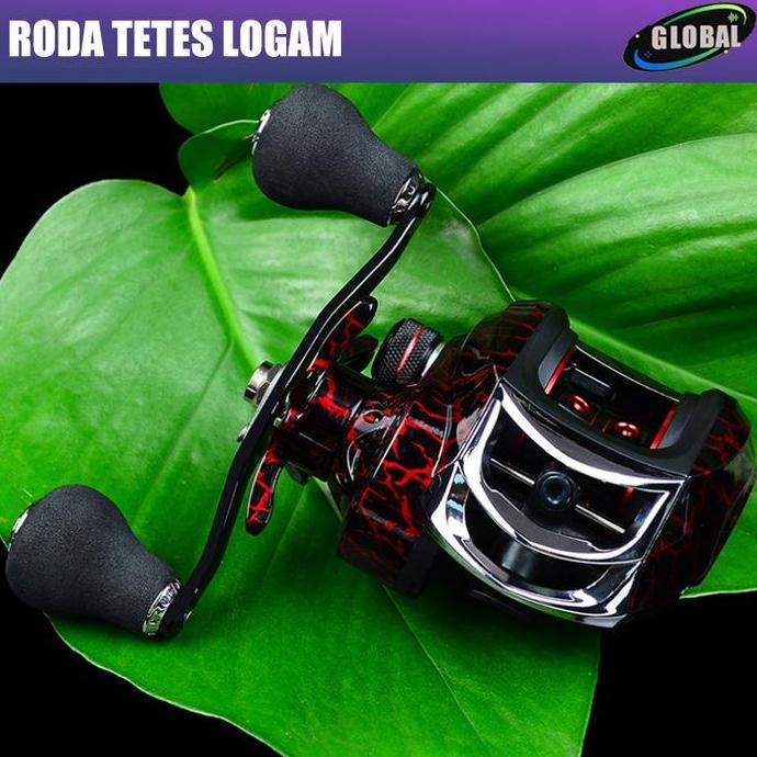 Tersedia 7.1:1 Baitcasting Reel Pancing Fishing Reel Full Spool Metal Reel