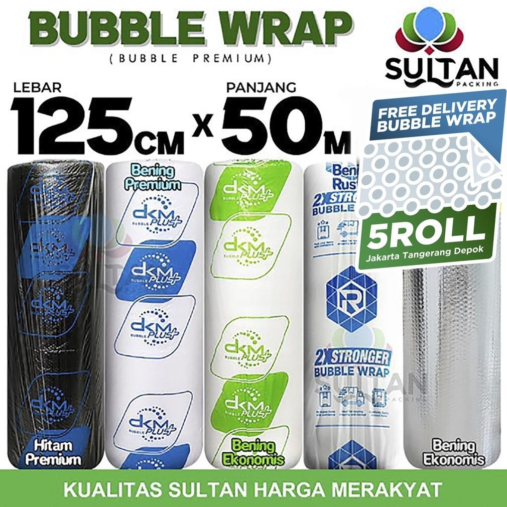 

Produk Baru!! Bubble Wrap DKM Plus 125cm x 50m Roll Plastik Premium TERMURAH Untuk Packing