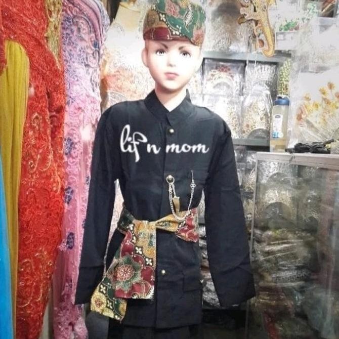 Baju Abang Adat Betawi & Rantai Tk Sd Smp // Baju Adat Betawi