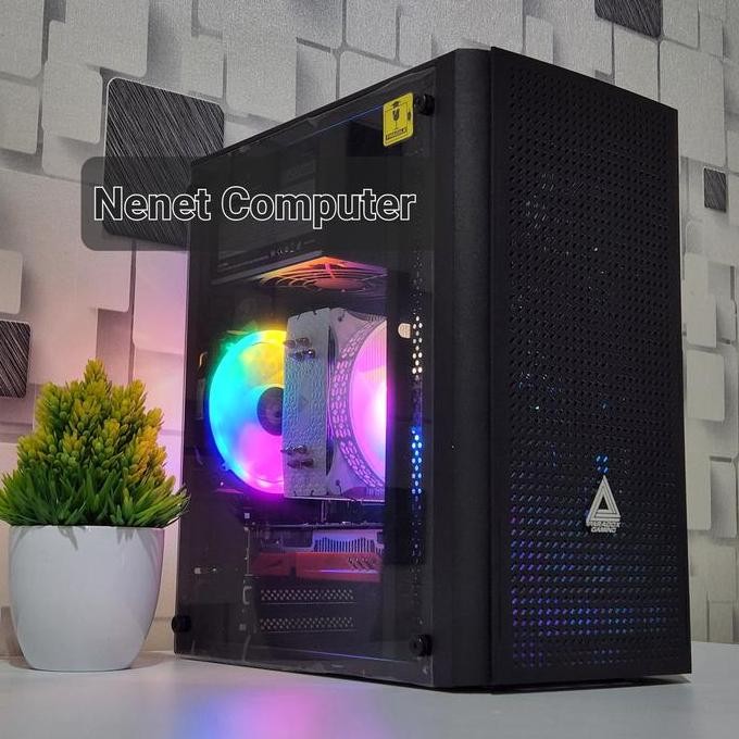 PC Rakitan Gaming AMD A6 9500 | 8GB DDR4 | HDD | Gaming Editing Murah
