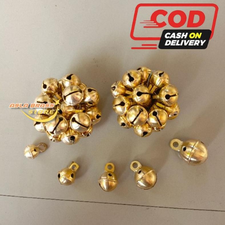 KRINCING JARANAN SATU KODI KRINCINGAN KUNINGAN KLINTING KERINCINGAN KUCING 20 PCS