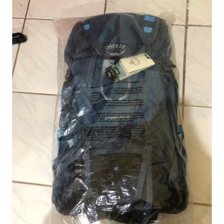 Osprey Atmos 50 Ag Blue Lengkap Tahan Lama