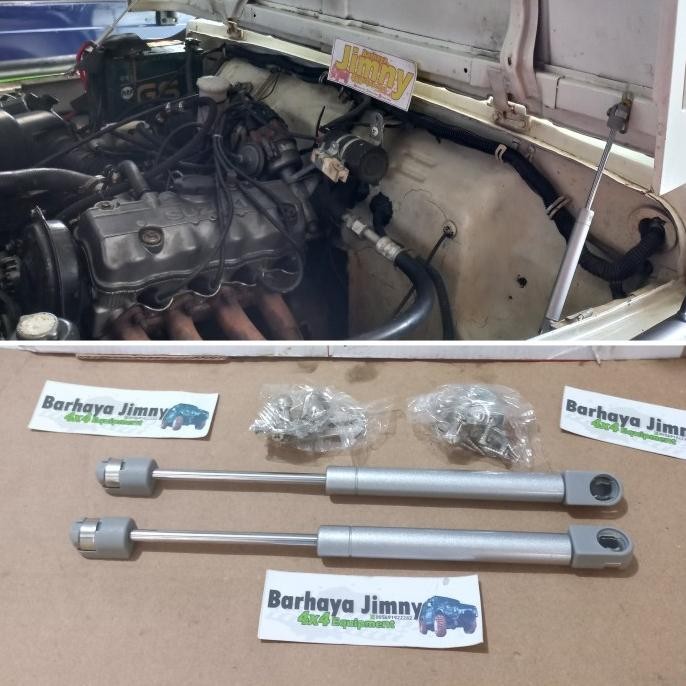 (Allthebest) SHOCK HIDROLIK KAP MESIN MODIFIKASI KATANA JIMNY SATU SET KIRI KANAN
