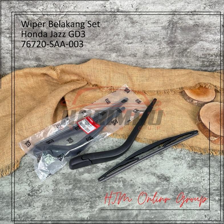 Wiper Belakang Set - Wiper Arm Tangkai Gagang Honda Jazz GD3