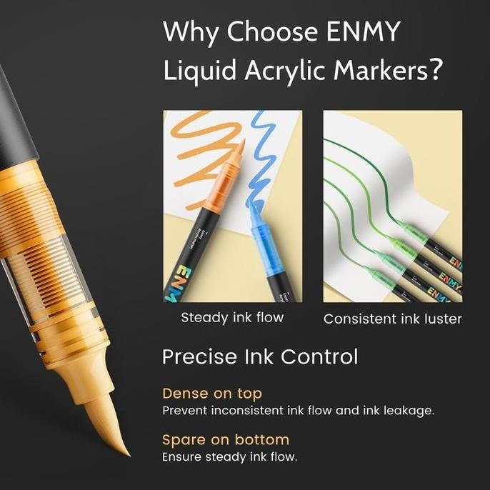 

SPIDOL ACRYLIC MARKER AKRILIK PEN LANGSUNG CAIRAN KOTAK HITAM KECIL ANAK-ANAK LUKISAN MAHASISWA DEDICATED WATERPROOF PERALATAN SEKOLAN SPIDOL TERBARU ASLI 100% ORIGINAL OFFICIAL MODERN GARANSI BRAND TERLARIS DISKON GROSIR COD TREND 2025 NEGO BAYAR DI