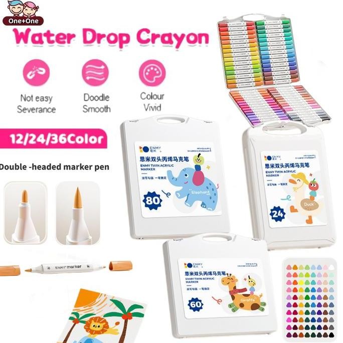 

24/36/48/60 DUAL-TIP ACRYLIC MARKER PEN MARKER HIGHLIGHER LUKISAN DIY KEPALA DOUBLE HEAD ACRYLIC PENS STATIONERY KOTAK PERALATAN MEWARNAI PERALATAN SEKOLAN SPIDOL TERBARU ASLI 100% ORIGINAL OFFICIAL MODERN GARANSI BRAND TERLARIS DISKON GROSIR COD TREND