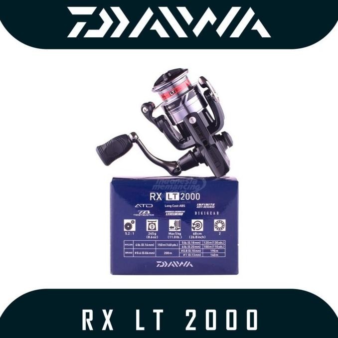 Tersedia Reel Daiwa RX LT 1000 2000 2500 3000 4000 5000 6000 | Reel Pancing