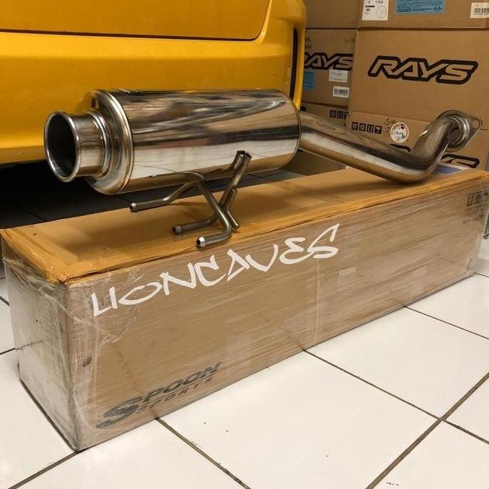 Orinal Spoon Tail Silencer N1 Muffler Knalpot for Civic FD - Japan