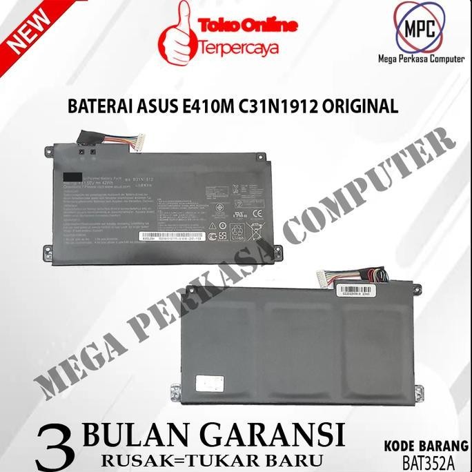 Baterai Asus E410M E410MA E410KA E510 E510M E510MA L410MA