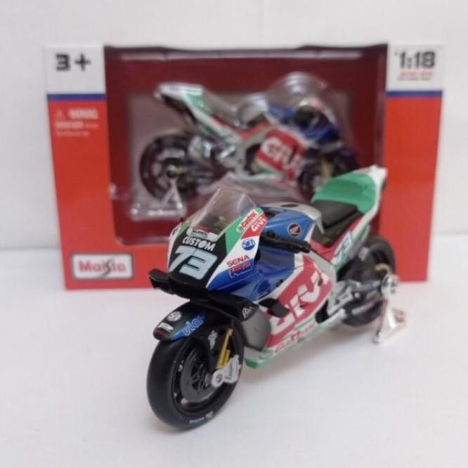 Diecast Motogp Alex Marquez #73 Honda Rc213V Scale 1/18