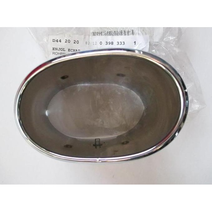 Orinal BMW E90 320i Chrome Exhaust Pipe Tip Finisher Cover Knalpot