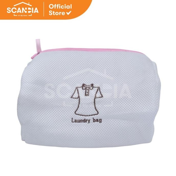 SCANDIA Tas Laundry Deluxe Laundry Wash Bag White (BL0886)