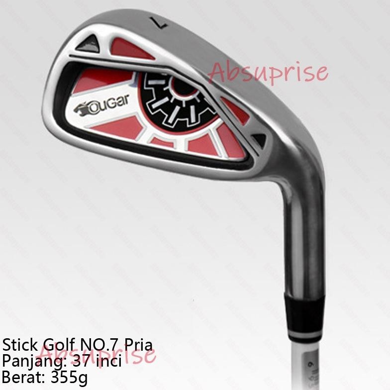 Tongkat Golf Karbon Cougar Golf Iron 7 Stik Golf Pria Wanita Pengemudi Pemula