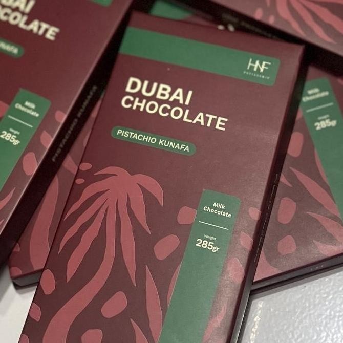 

[Gratis Coklat Van Hounten] Jumbo Dubai Coklat Pistachio Kunafa 250 By Hnf Premium Dubei Kataifi Pistachio