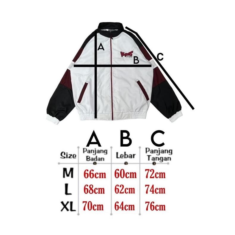 Original Phompphiess Jacket Retro Hitam Jaket Sport Pria Wanita Li34