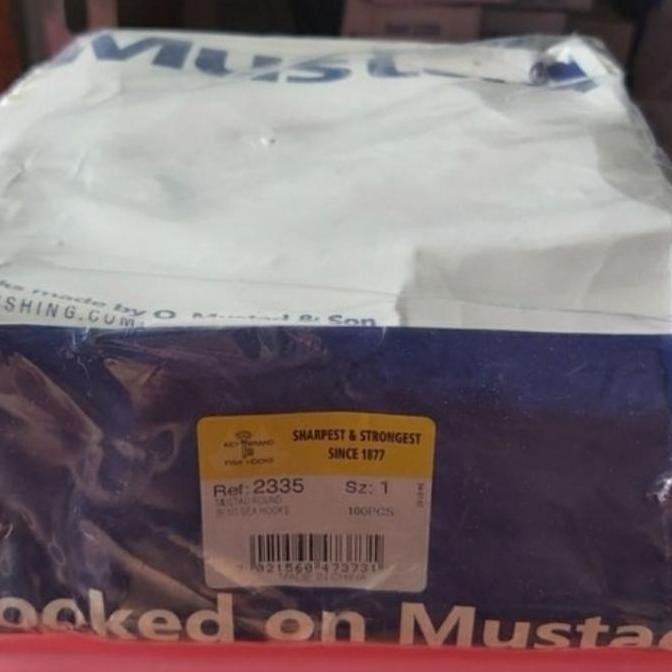 Tersedia Kail Mata Pancing Mustad no 1